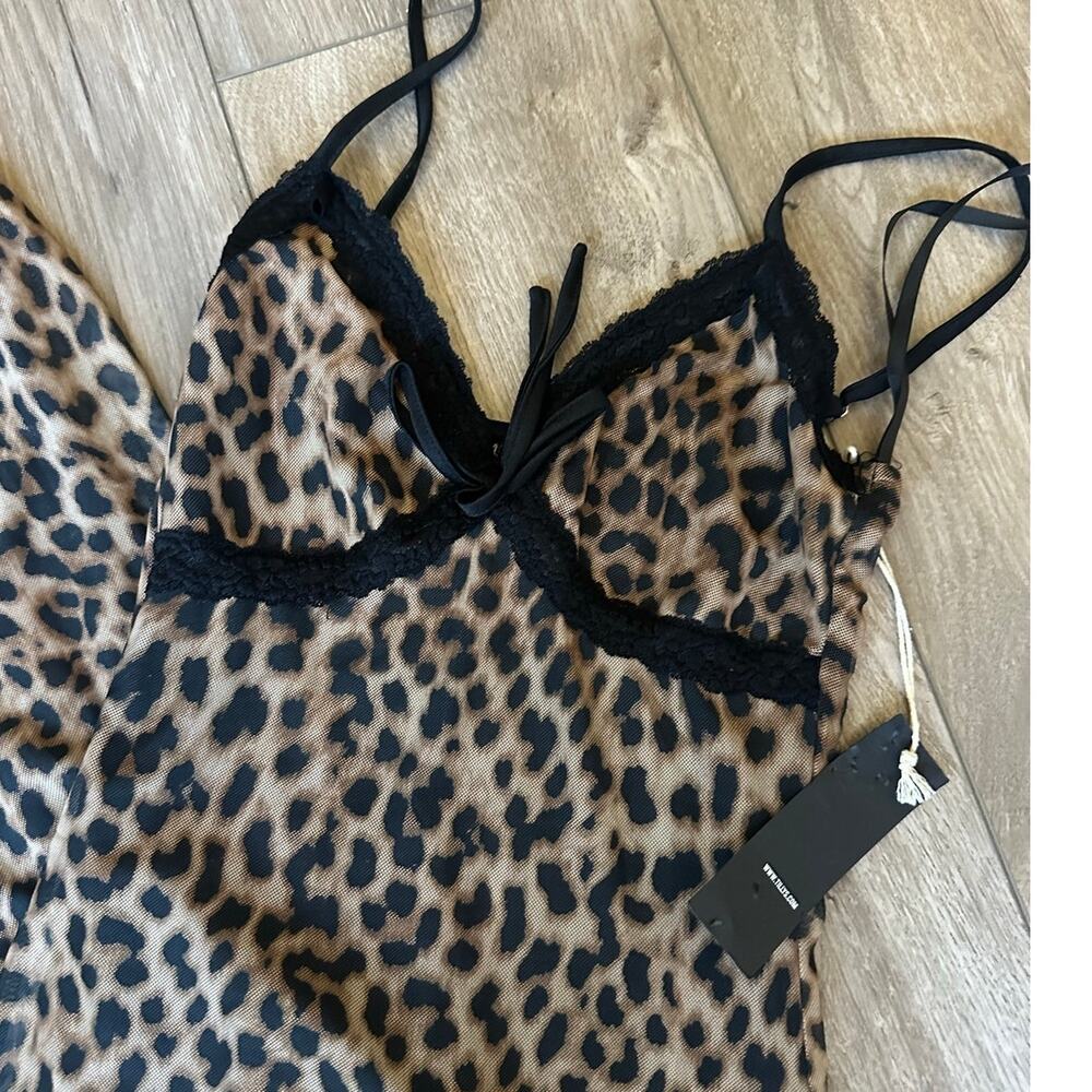 Tillys West of Melrose Leopard Midi Dress size XXS